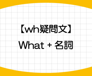 wh疑問文-作り方-例文-wh語-名詞-画像1